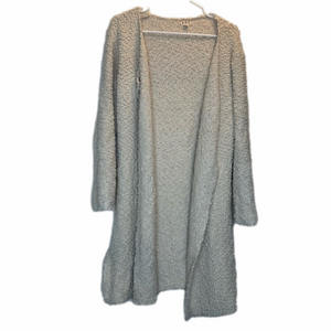 POL Open Front Cream Popcorn Cardigan Size Small